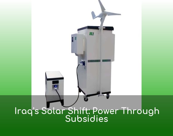 Iraq's Solar Shift: Power Through Subsidies